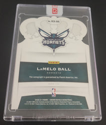 2020-21 Panini Crown Royale Red Auto Rca-Bal Rookie Rc Auto Lamelo Ball /49