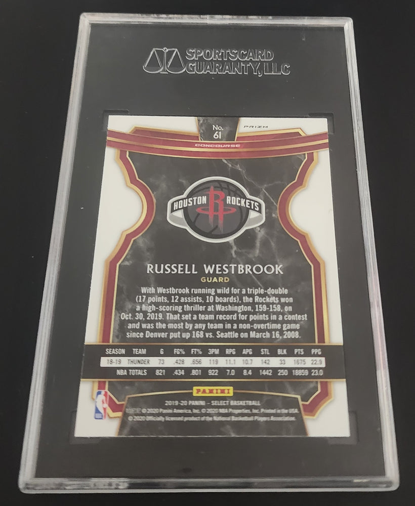 2019-20 Panini Select Concourse #61 Russel Westbrook