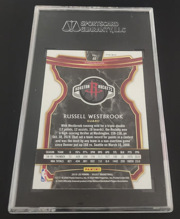2019-20 Panini Select Concourse #61 Russel Westbrook