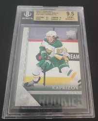 2020-21 Upper Deck Extended Rookies Tribute #T-87 Rookie Rc Kirill Kaprizov Beckett 9.5