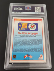 1990 Score First Round Draft Choice #439 Rookie Rc Martin Brodeur Psa 9