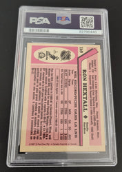 1987 O-Pee-Chee #169 Rookie Rc Ron Hextall Psa 8