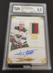 2019-20 Upper Deck The Cup Signature Materials Sp-St Nico Sturm Tga 9.5