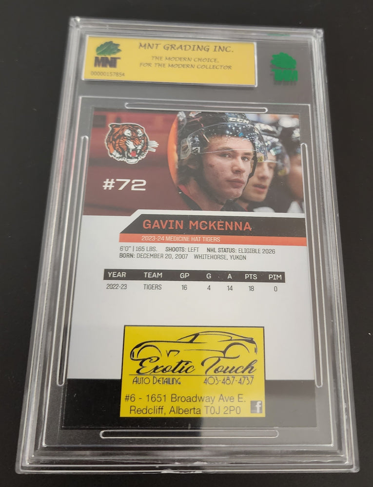 2023-24 Team Set Medicine Hat Tigers #72 Gavin Mckenna Mnt 9.0