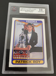 1990-21 O-Pee-Chee Vezina #512 Patrick Roy Ksa 10