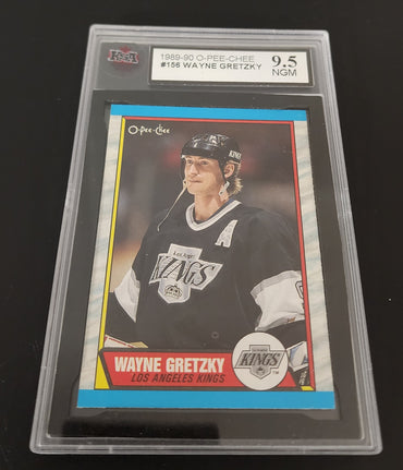 1989-90 O-Pee-Chee #156 Wayne Gretzky Ksa 9.5