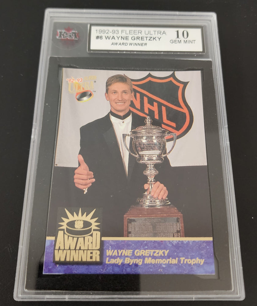 1992-93 Fleer Ultra Lady Byng #6 Wayne Gretzky Ksa 10