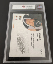 1991-92 Pro Set Scoring Leader Cc5 Wayne Gretzky Ksa 9.5