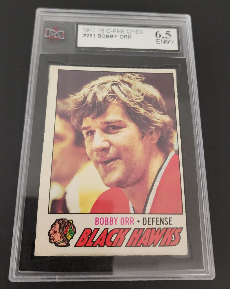 1977-78 O-Pee-Chee Blackhawks #251 Bobby Orr Ksa 6.5