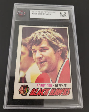 1977-78 O-Pee-Chee Blackhawks #251 Bobby Orr Ksa 6.5