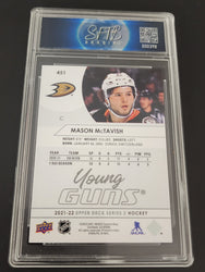 2021-22 Upper Deck Series 2 Young Guns #451 Rookie Rc Mason Mctavish Sftb 9.5