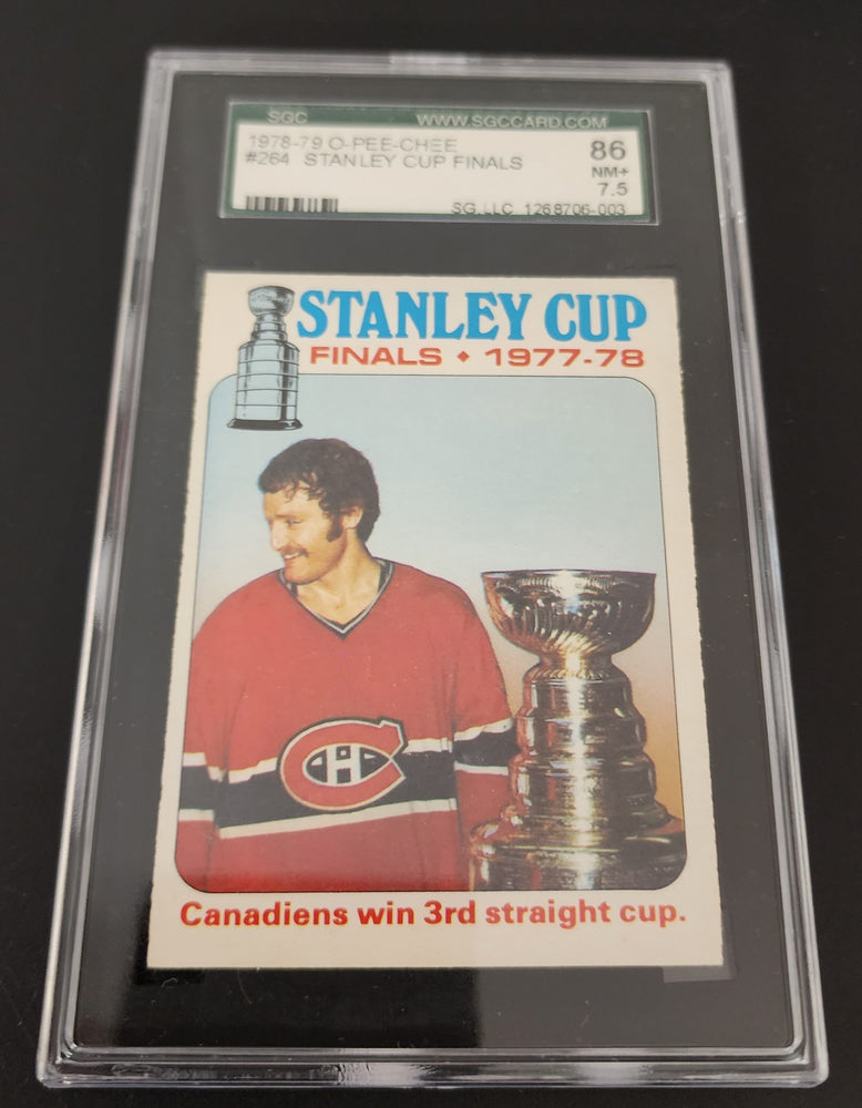 1978-79 O-Pee-Chee Stanley Cup Finals #264 Montreal Canadiens Sgc 7.5