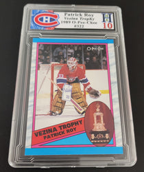 1989 O-Pee-Chee Vezina Trophy #322 Patrick Roy Hha 10