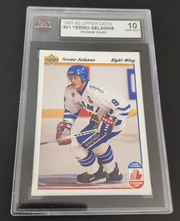 1991-92 Upper Deck C Canada Cup #21 Rookie Rc Teemu Selanne Ksa 10