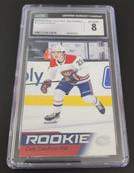 2021-22 Upper Deck Nhl Star Rookies #1 Rookie Rc Cole Caufield Cgc 8