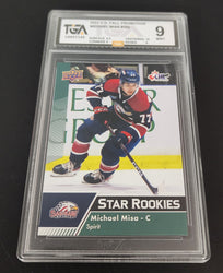 2023 Upper Deck Fall Promotion Star Rookies #399 Rookie Rc Michael Misa Tga 9