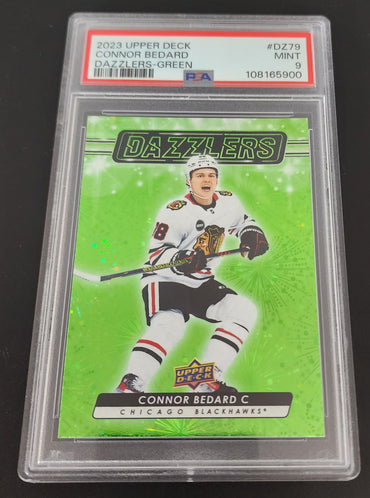 2023-24 Upper Deck Series 2 Dazzlers Dz79 Rookie Rc Connor Bedard Psa 9