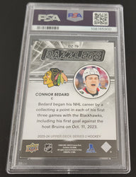 2023-24 Upper Deck Series 2 Dazzlers Dz79 Rookie Rc Connor Bedard Psa 9