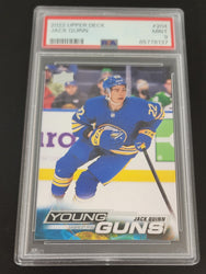2022-23 Upper Deck Series 1 Young Guns #204 Rookie Rc Jack Quinn Psa 9