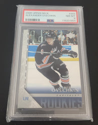 2005-06 Upper Deck Series 2 Young Guns #443 Rookie Rc Alexander Ovechkin Psa 8