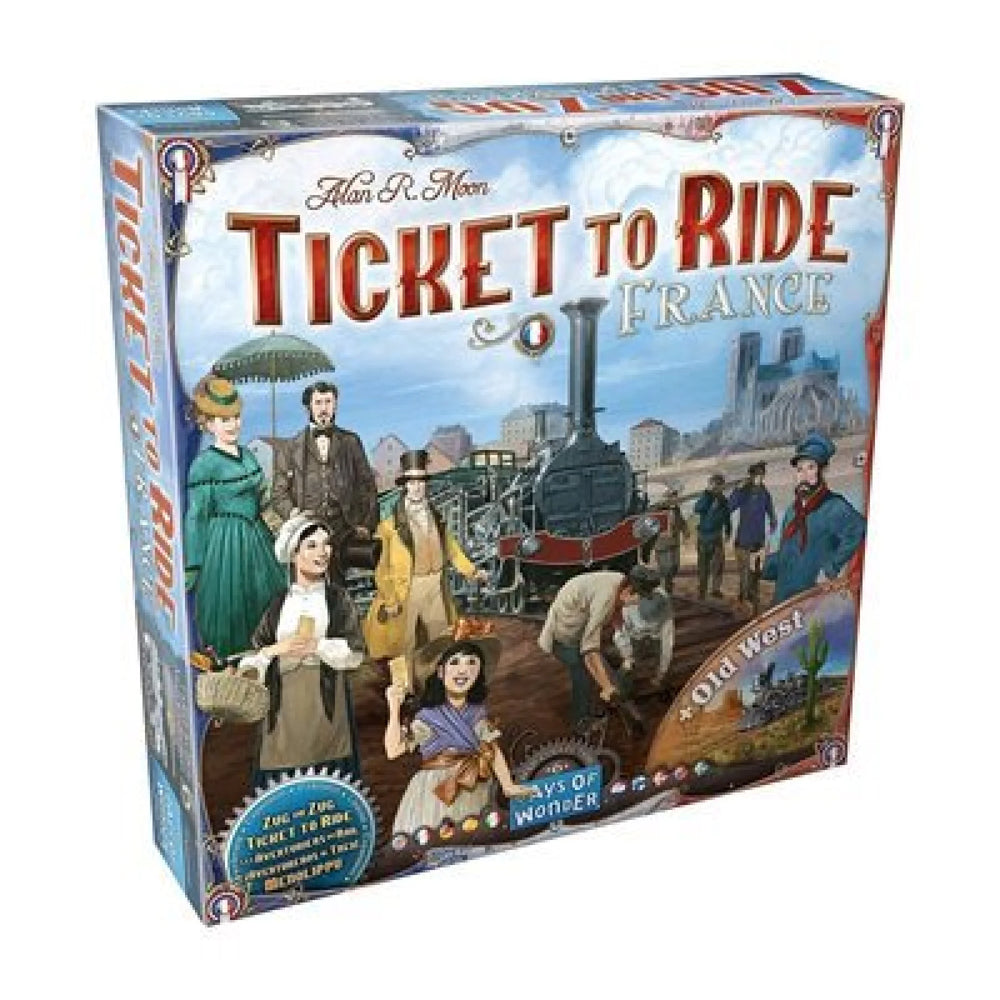 TICKET TO RIDE MAP #6 FRANCE/OLD WEST