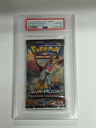 Pokemon Sun and Moon Burning Shadows Booster Pack Graded PSA 10