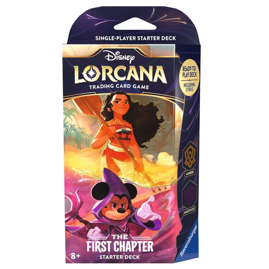 DISNEY LORCANA STARTER DECK Amber and Amethyst