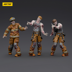 JOYTOY DARK SOURCE ZOMBIE FIGURE FIREFIGHTERS