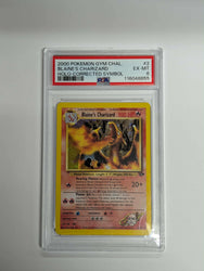 Blaine's Charizard (2/132) Corrected Symbol Graded PSA 6