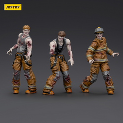JOYTOY DARK SOURCE ZOMBIE FIGURE FIREFIGHTERS