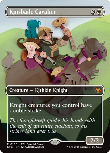 Kinsbaile Cavalier (Borderless) [Lorwyn Eclipsed Special Guests]