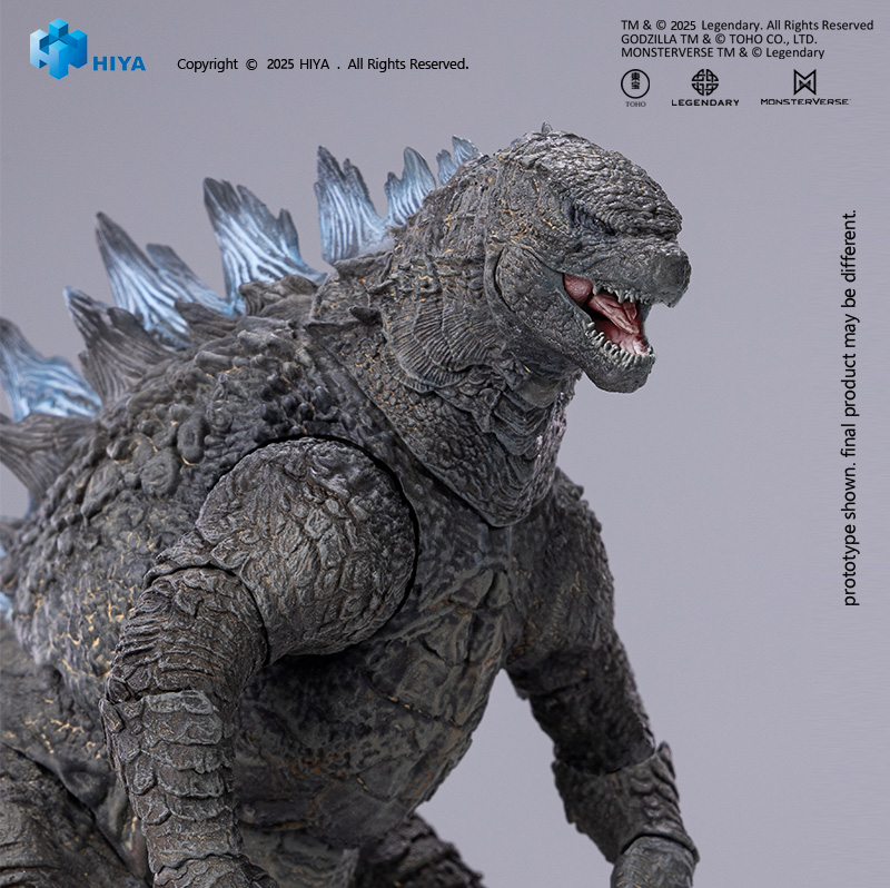 EXQUISITE BASIC SERIES NONE SCALE 7 INCH GODZILLA 2014 GODZILLA TRANSLUCENT VER.