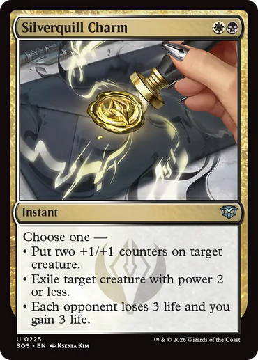 Silverquill Charm [Secrets of Strixhaven]