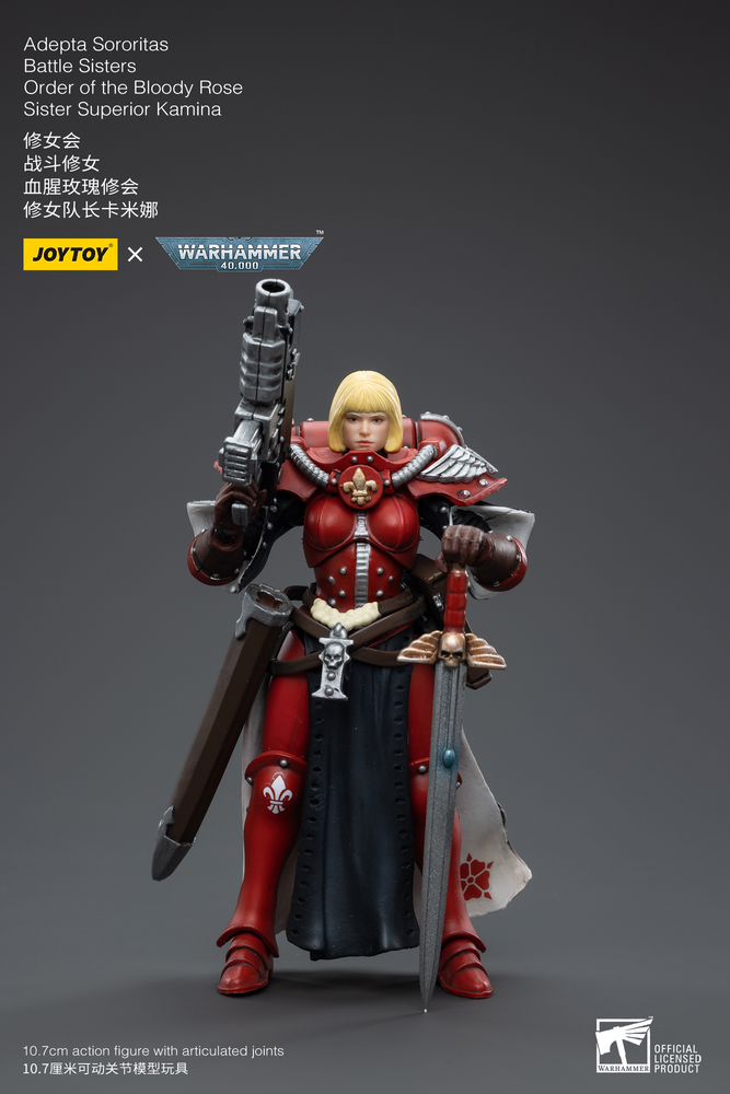 Joy Toy Adepta Sororitas Battle Sisters Order of the Bloody Rose Sister Superior Kamina