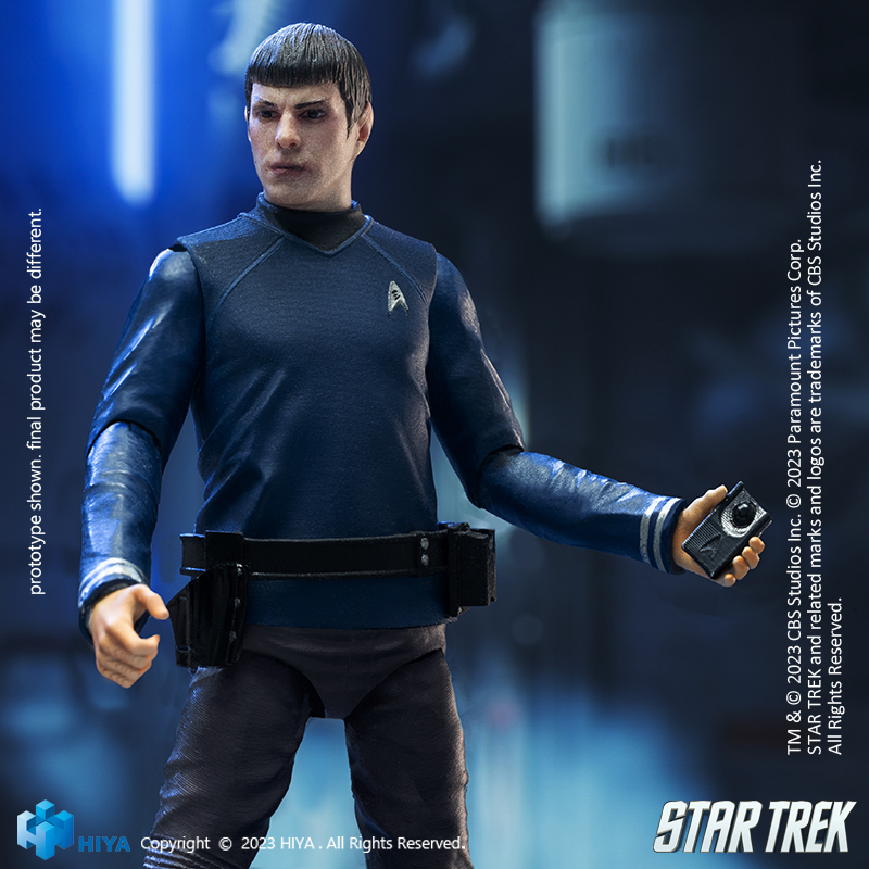 EXQUISITE MINI SERIES 1/18 SCALE STAR TREK 2009 SPOCK