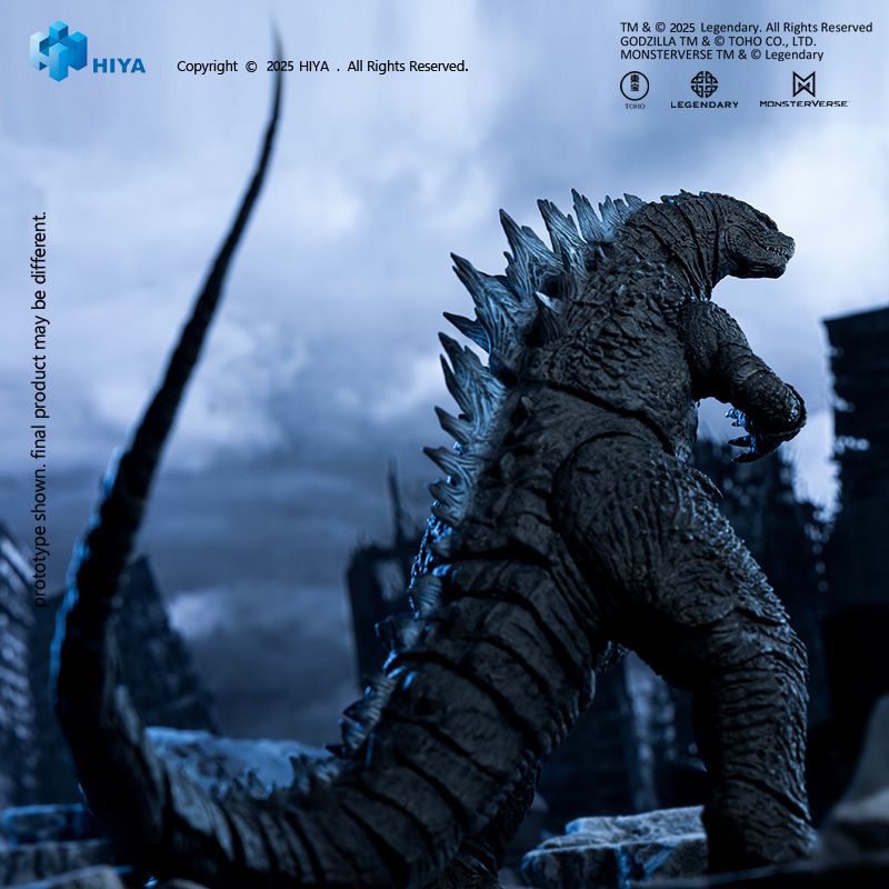 EXQUISITE BASIC SERIES NONE SCALE 7 INCH GODZILLA 2014 GODZILLA TRANSLUCENT VER.