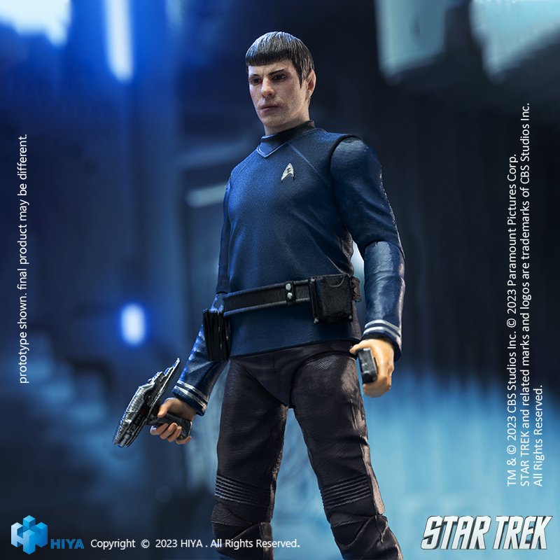 EXQUISITE MINI SERIES 1/18 SCALE STAR TREK 2009 SPOCK
