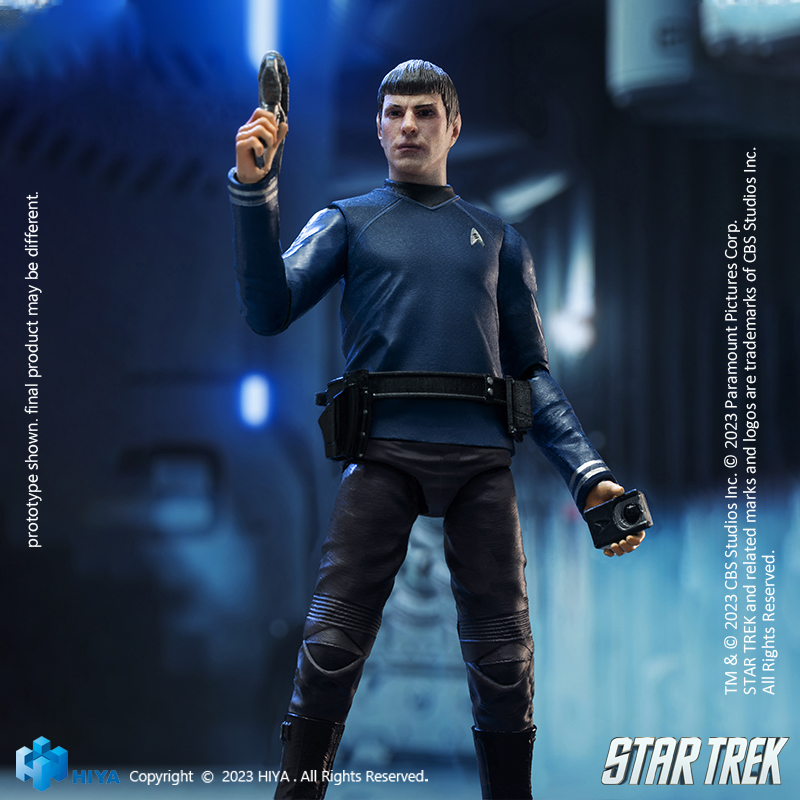 EXQUISITE MINI SERIES 1/18 SCALE STAR TREK 2009 SPOCK