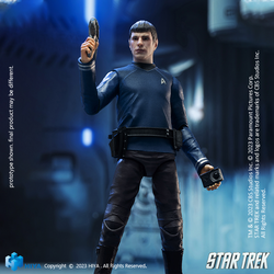EXQUISITE MINI SERIES 1/18 SCALE STAR TREK 2009 SPOCK