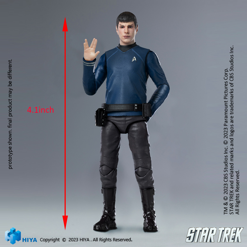 EXQUISITE MINI SERIES 1/18 SCALE STAR TREK 2009 SPOCK