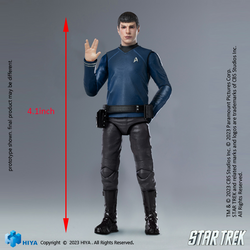 EXQUISITE MINI SERIES 1/18 SCALE STAR TREK 2009 SPOCK