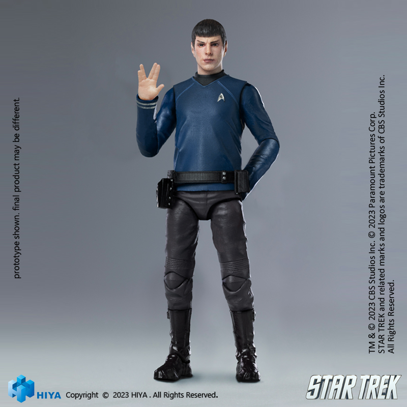 EXQUISITE MINI SERIES 1/18 SCALE STAR TREK 2009 SPOCK