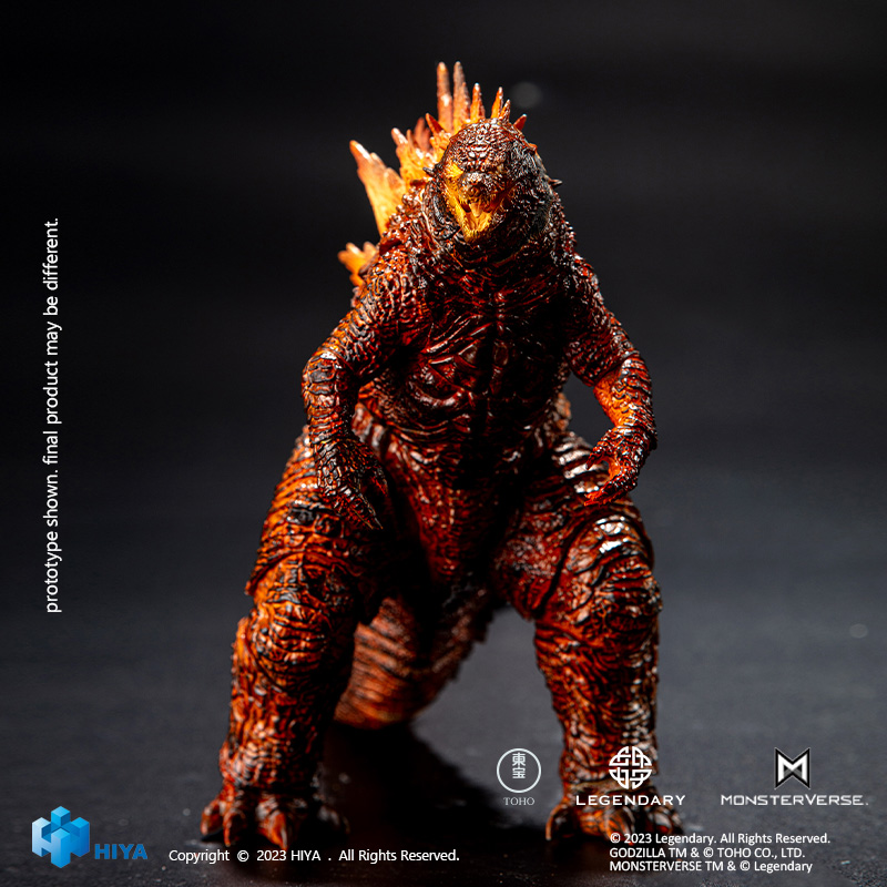 Exquisite Basic Godzilla: King of the Monsters Burning Godzilla