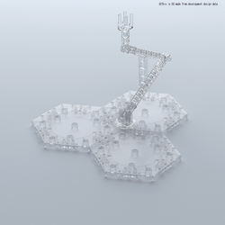 Bandai 1/100 Clear Action Base 4