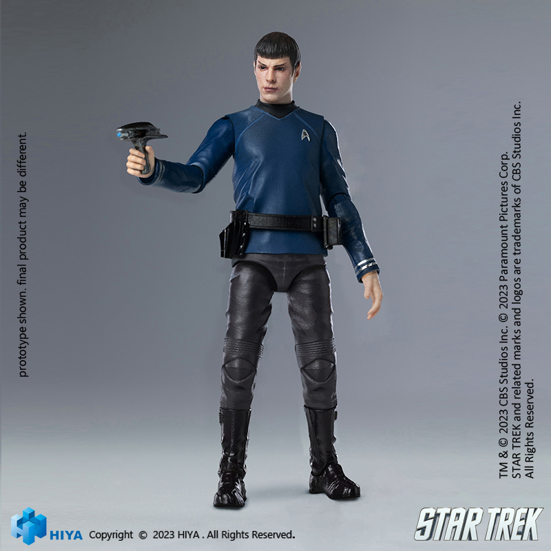 EXQUISITE MINI SERIES 1/18 SCALE STAR TREK 2009 SPOCK