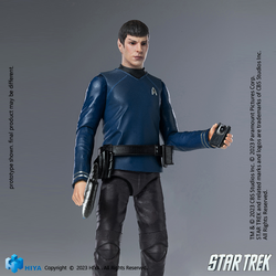 EXQUISITE MINI SERIES 1/18 SCALE STAR TREK 2009 SPOCK