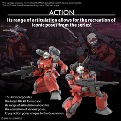 HG 1/144 GUNCANNON (CUCURUZ DOANÃ¢â‚¬â„¢S ISLAND Ver.)