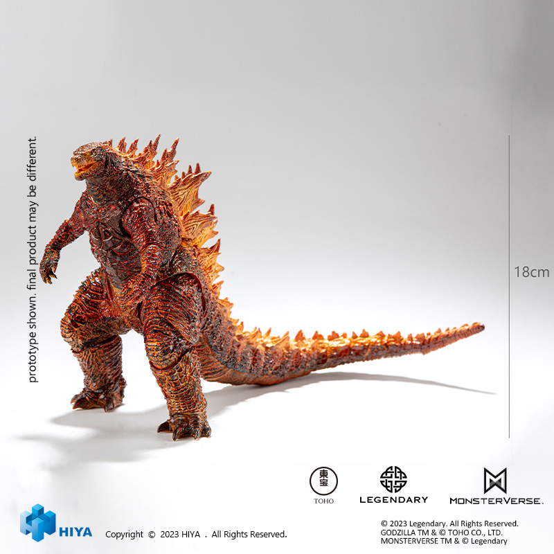 Exquisite Basic Godzilla: King of the Monsters Burning Godzilla