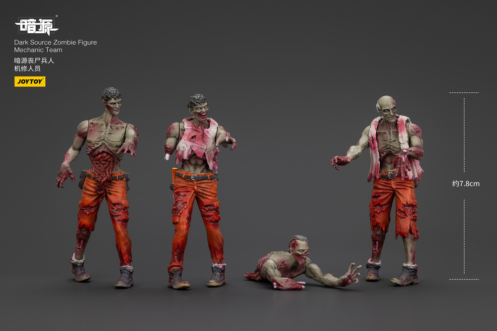 JOYTOY DARK SOURCE ZOMBIE FIGURE MECHANIC TEAM