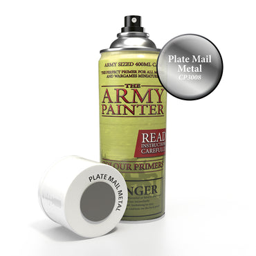ARMY PAINTER COLOUR PRIMER - PLATE MAIL METAL